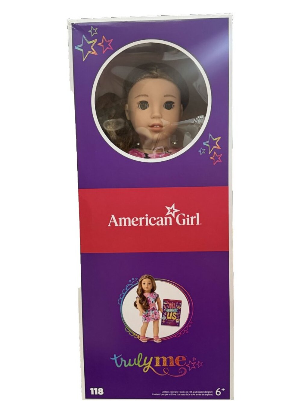 American Girl Truly Me Doll #118 Wavy Brown Hair Green Eyes 18" New in Box